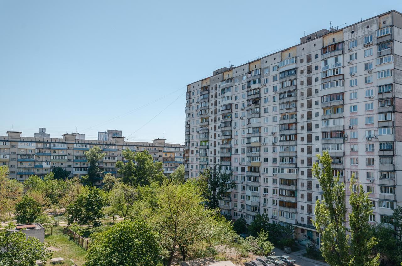 Artal Apartment On Obolonskyi Avenue 16A 基輔 外观 照片